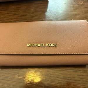 Michael Kors Rose/Mauve Taupe Wallet